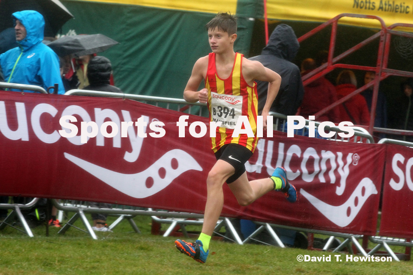 Boys under-13s, National Cross Country Relay Champs., Berry Hill Park, Mansfield.  Photo: David T. Hewitson/Sports for All Pics